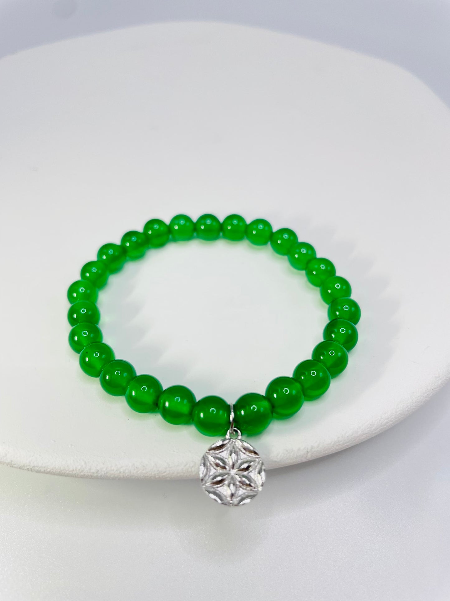 Green Agate Energy Bracelet 6MM