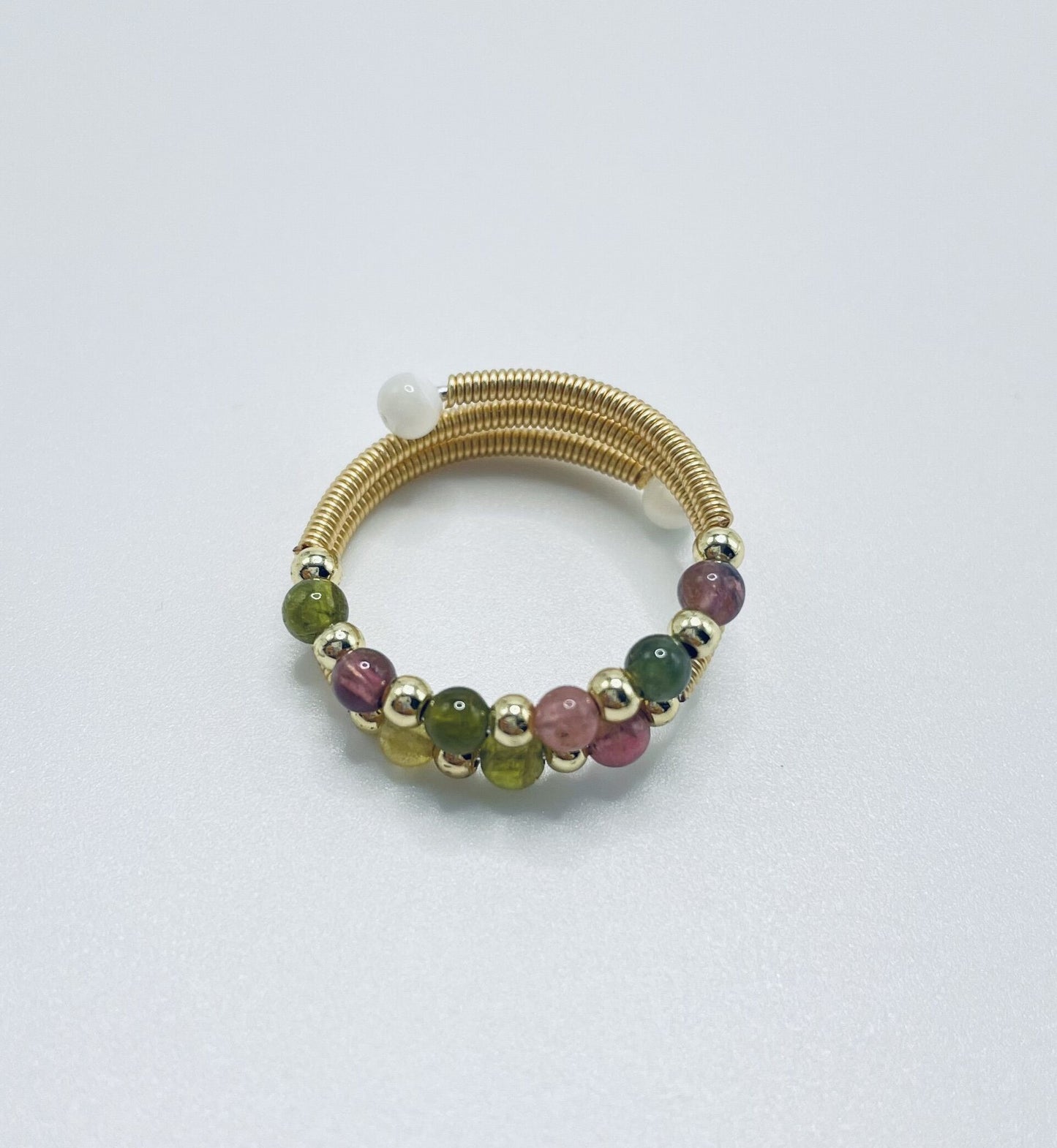 Natural Tourmaline Energy Ring