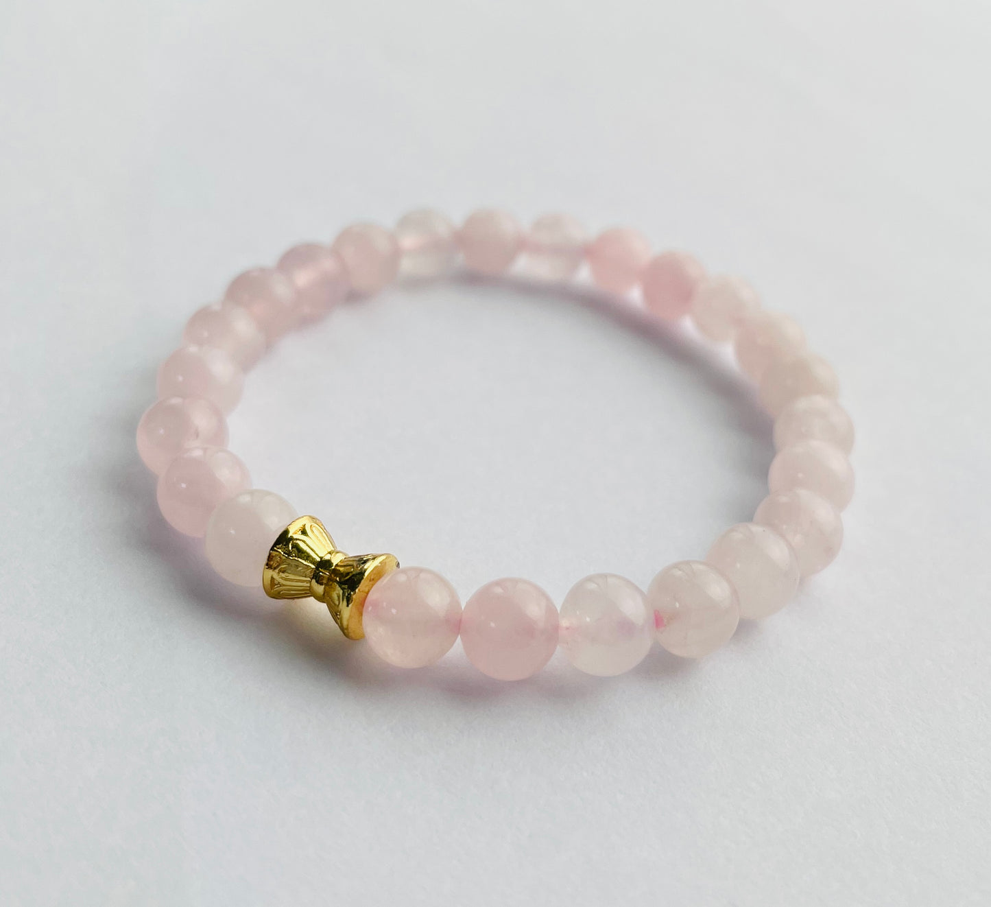 6MM Rose Quartz Crystal Healing Bracelet