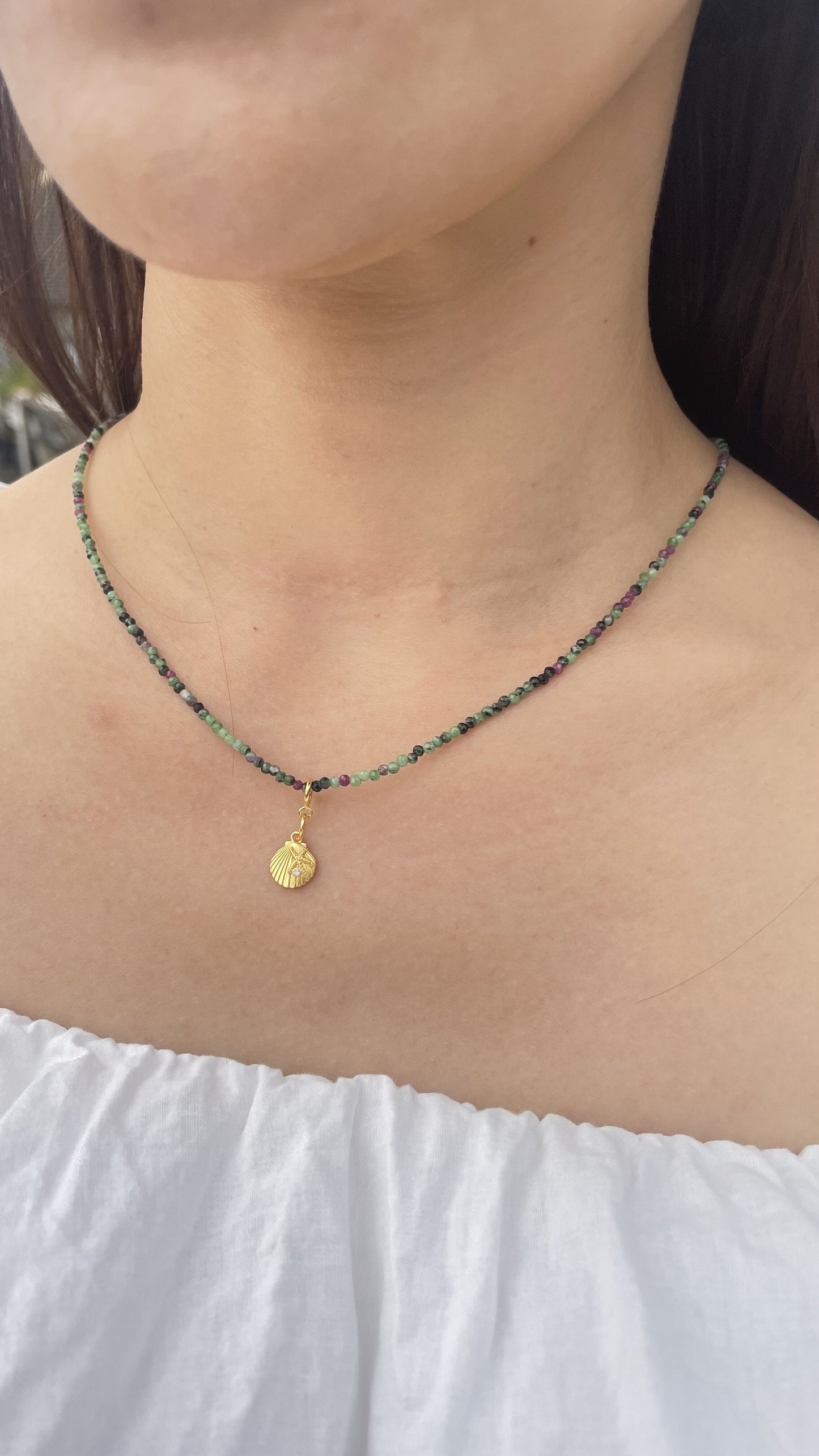 Ruby Zoisite Energy Necklace