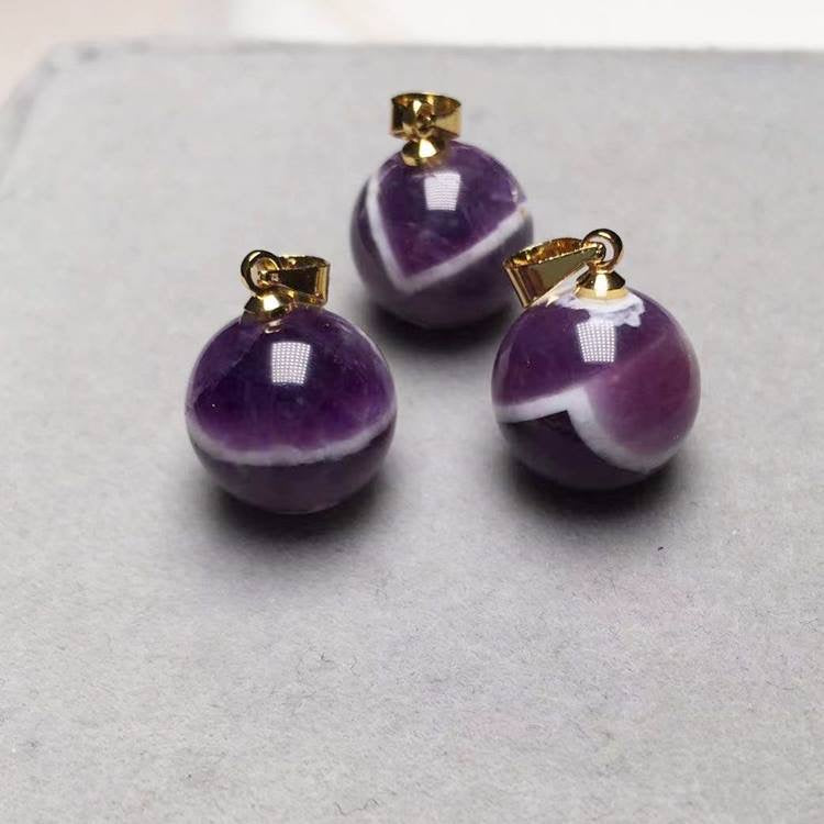 Amethyst Gemstone Necklace Pendant