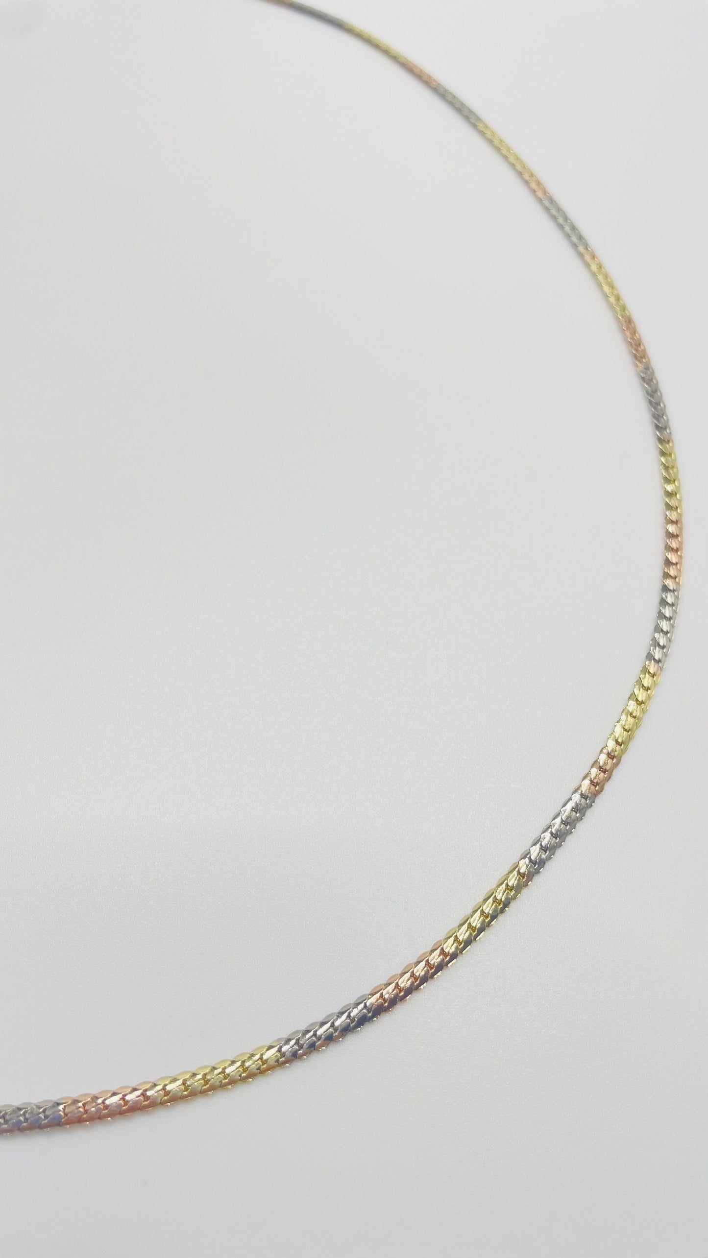 Snake Chain Gold Necklace