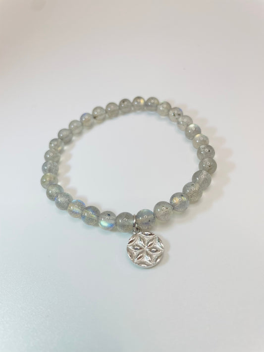 Blue Moonstone Energy Bracelet 5MM