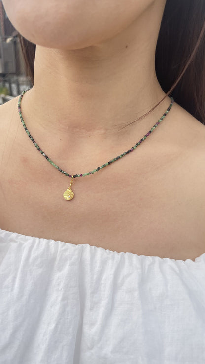 Ruby Zoisite Energy Necklace