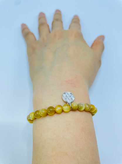 Tiger's Eye Stone Energy Bracelet 6MM