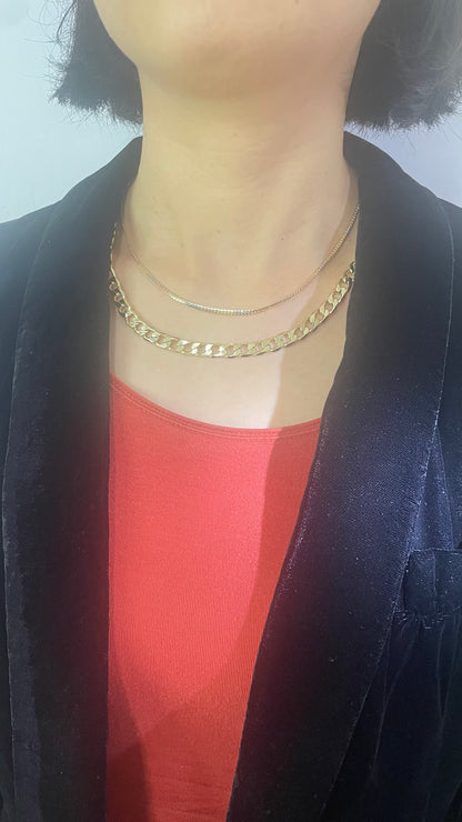 Snake Chain Gold Necklace