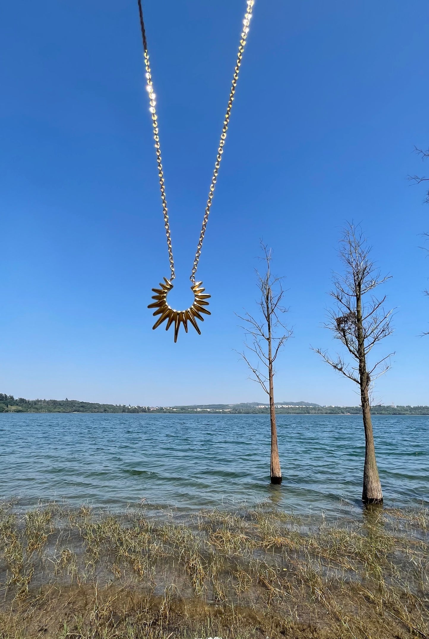 Gold Starburst Necklace