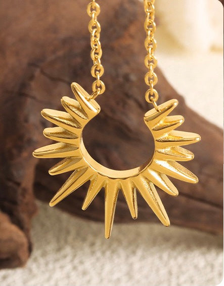 Gold Starburst Necklace