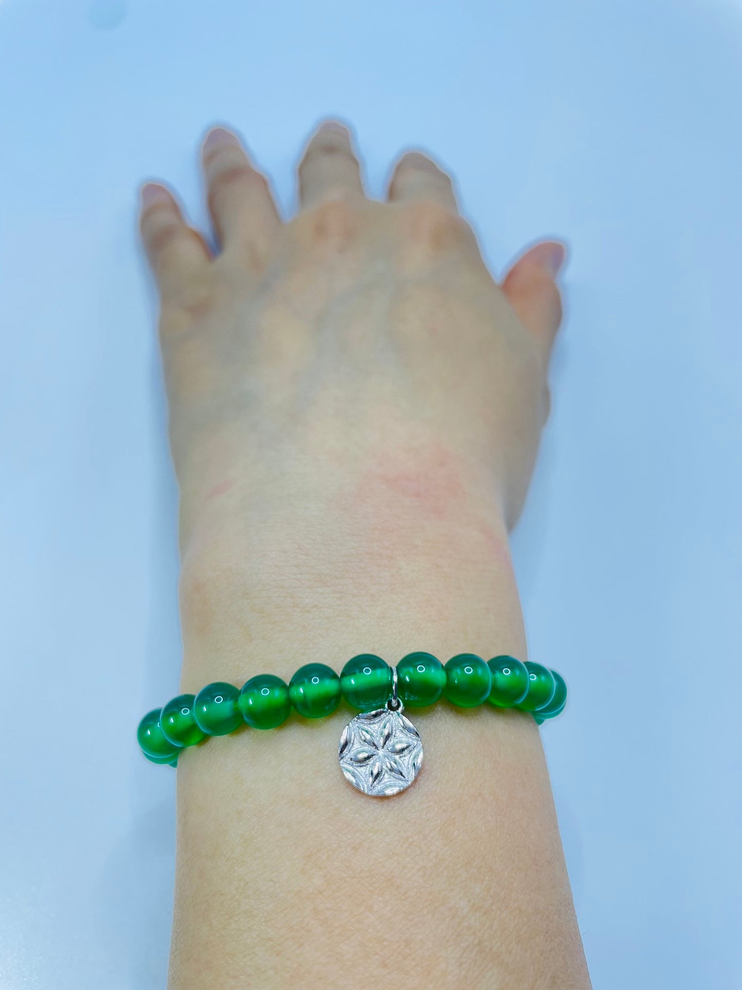 Green Agate Energy Bracelet 6MM