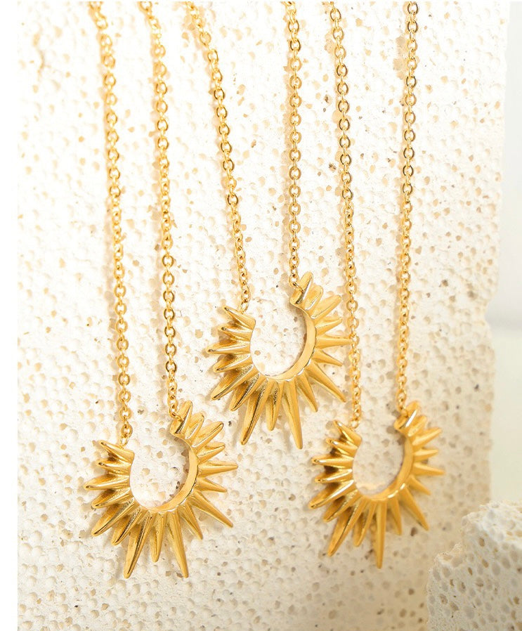 Gold Starburst Necklace