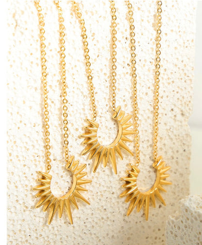 Gold Starburst Necklace