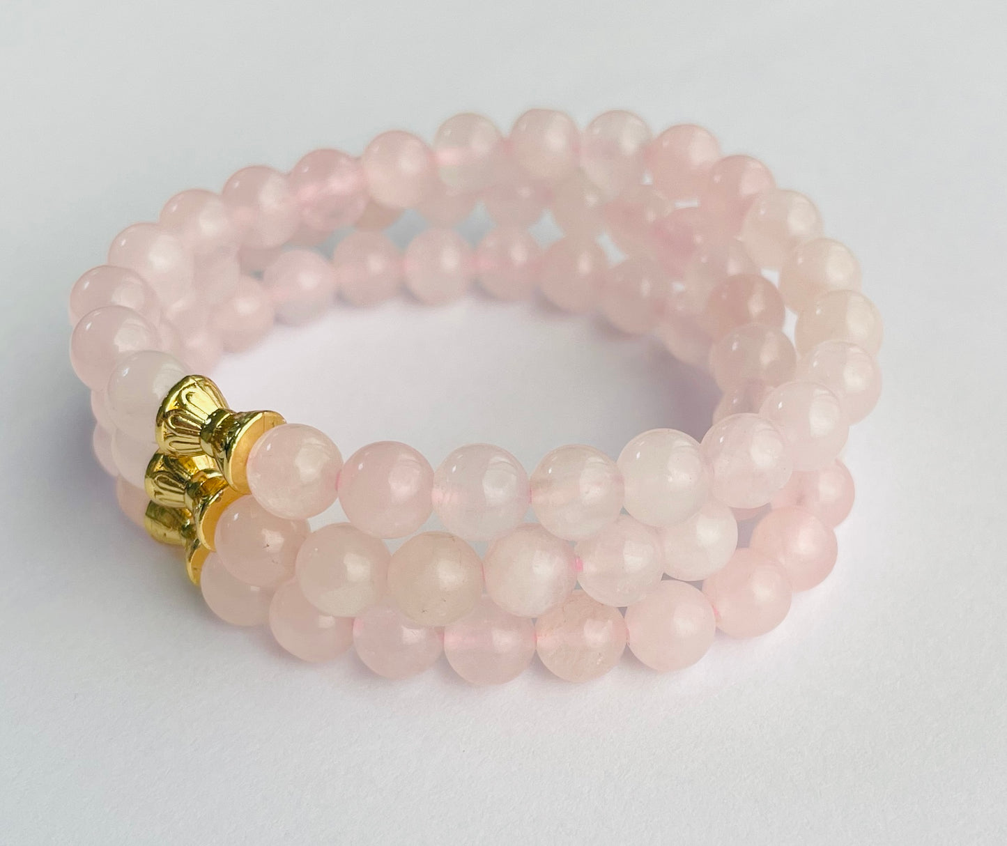 6MM Rose Quartz Crystal Healing Bracelet