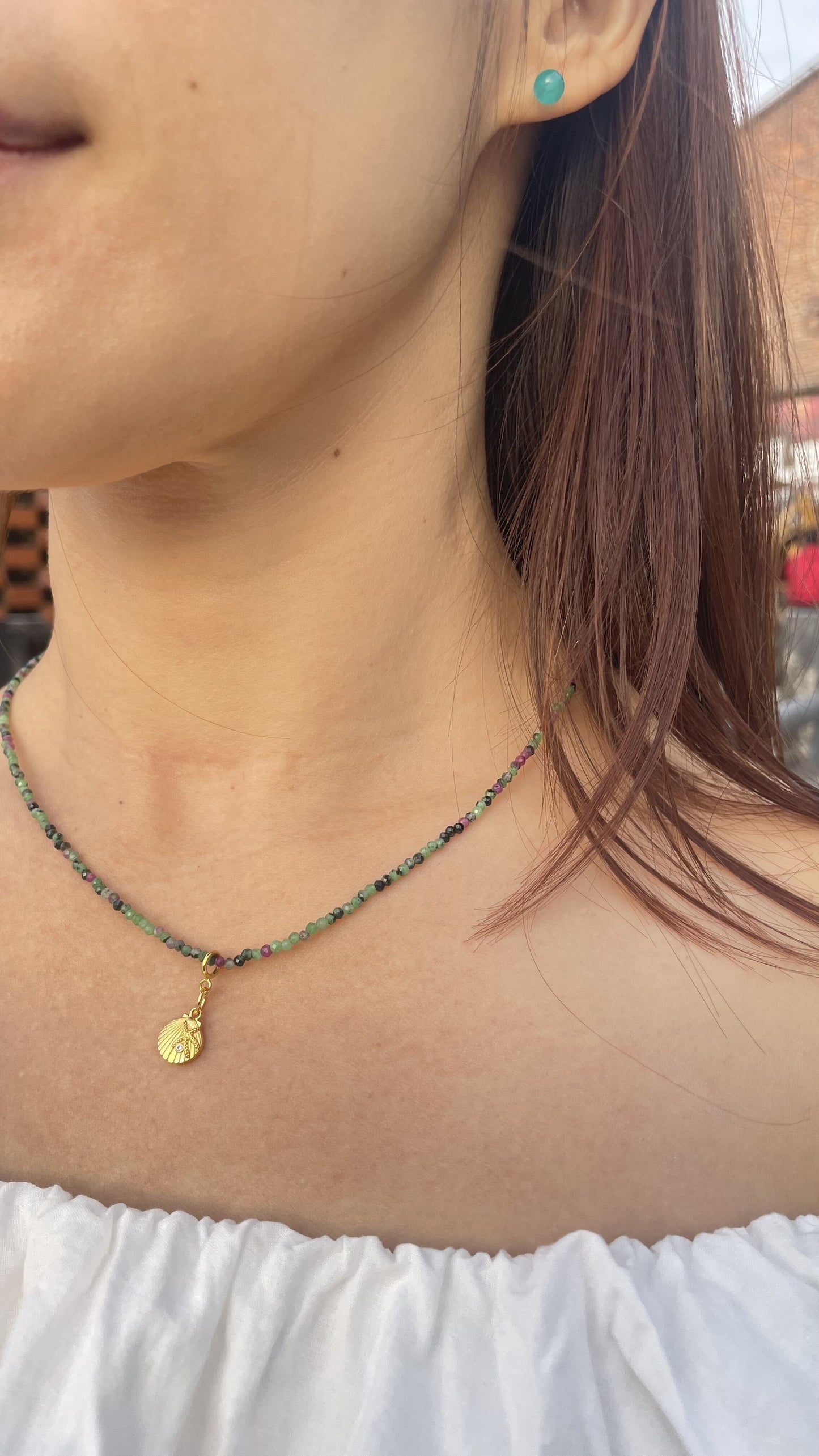 Ruby Zoisite Energy Necklace