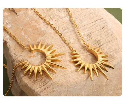 Gold Starburst Necklace