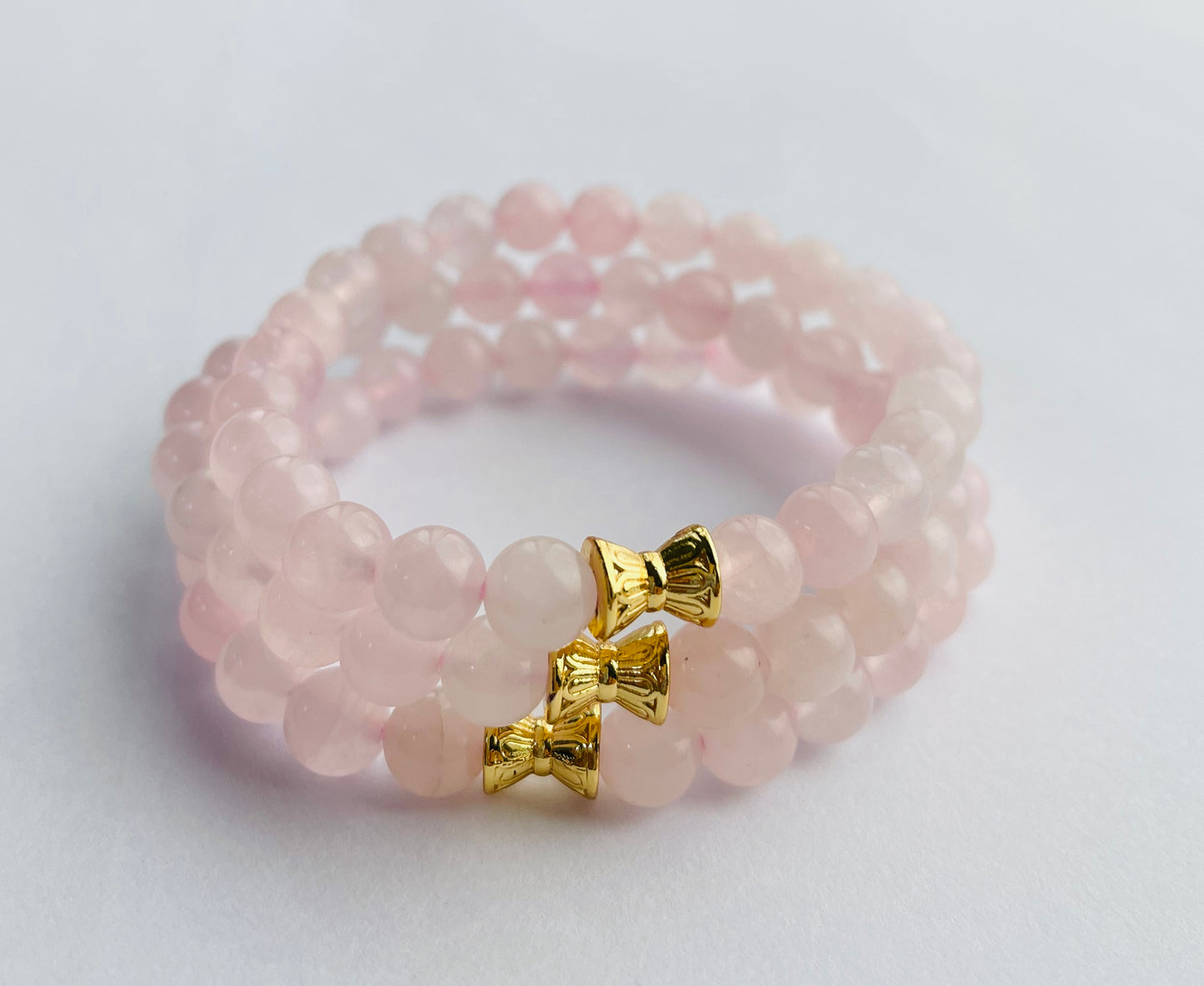 6MM Rose Quartz Crystal Healing Bracelet