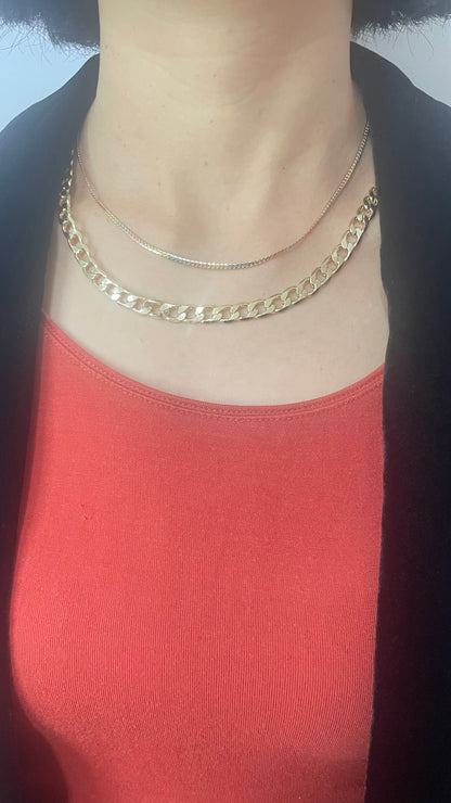 Snake Chain Gold Necklace