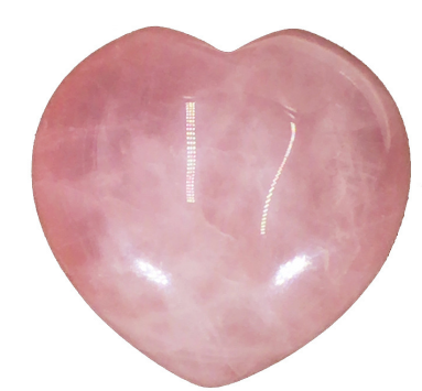 Heart Shape Rose Quartz Stone 35MM