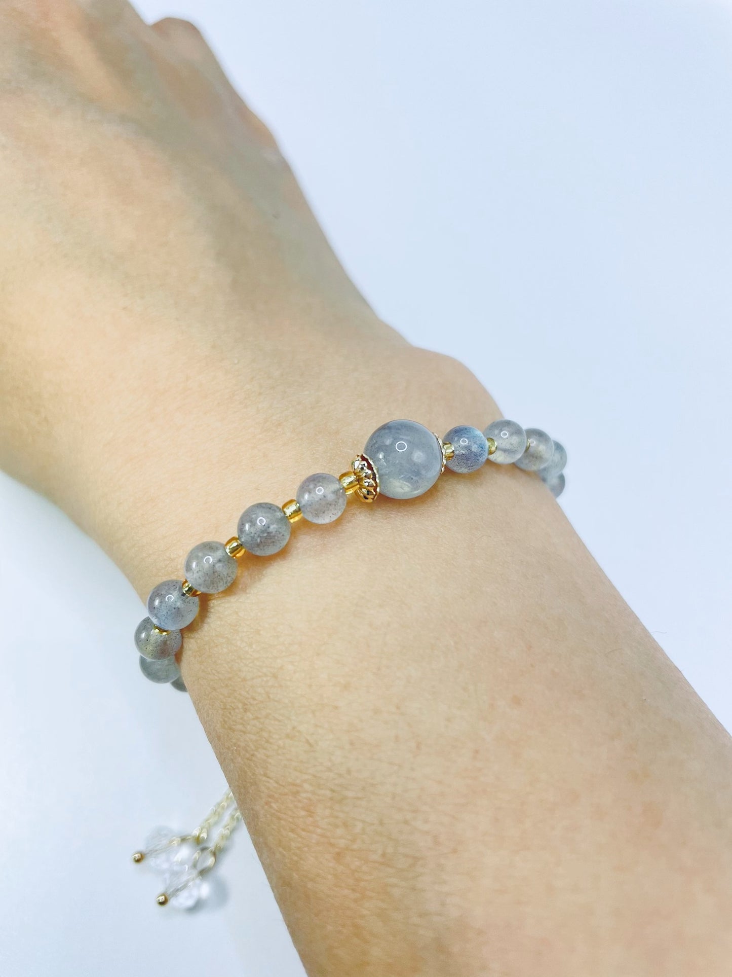 Moonstone Beaded Energy Bracelet