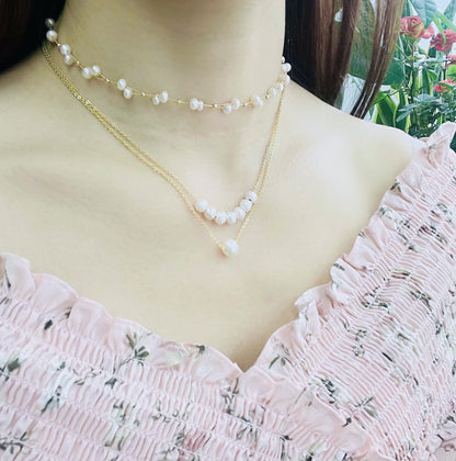 Natural Freshwater Pearls Necklace