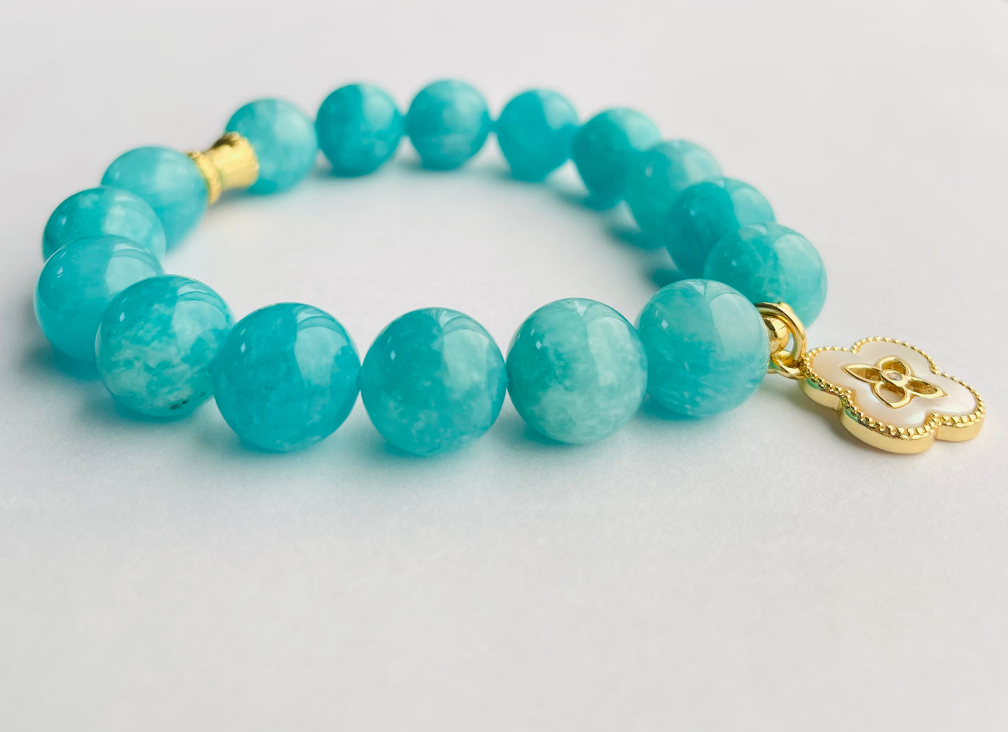 10MM Amazonite Energy Healing Bracelet