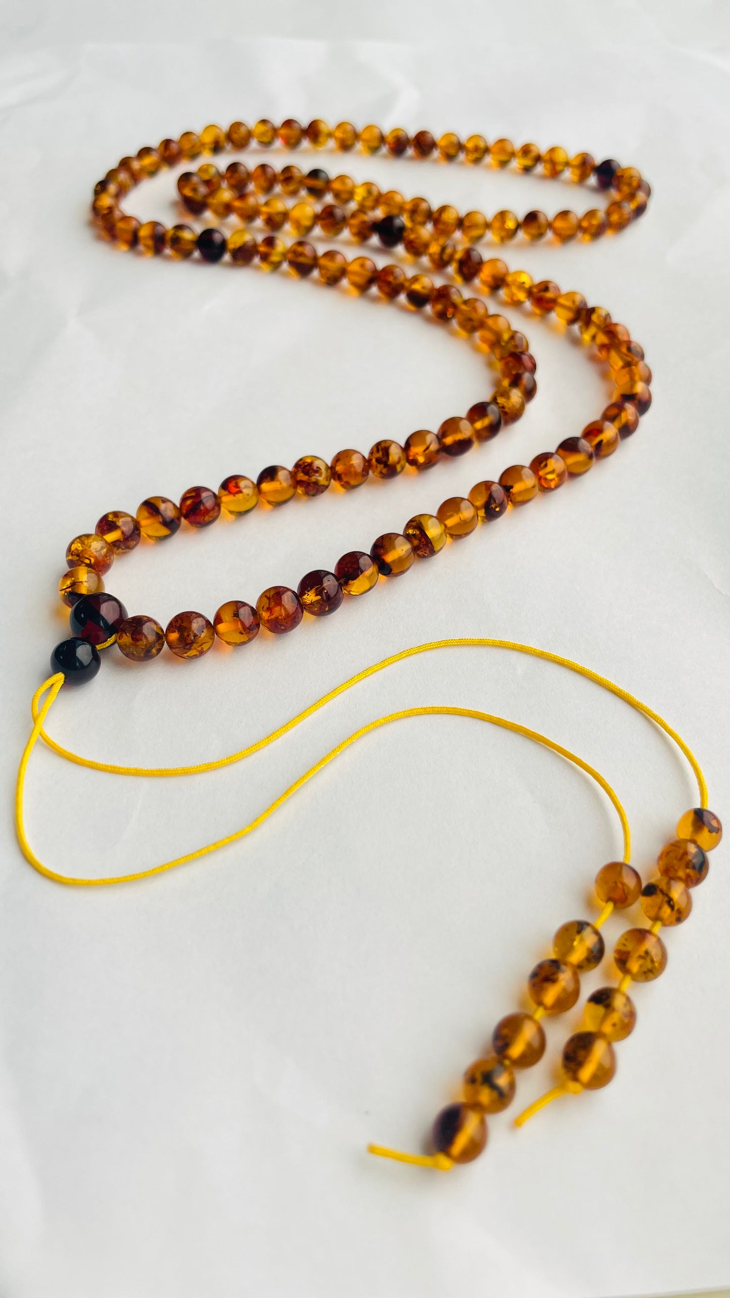 6MM Amber Healing Energy Necklace