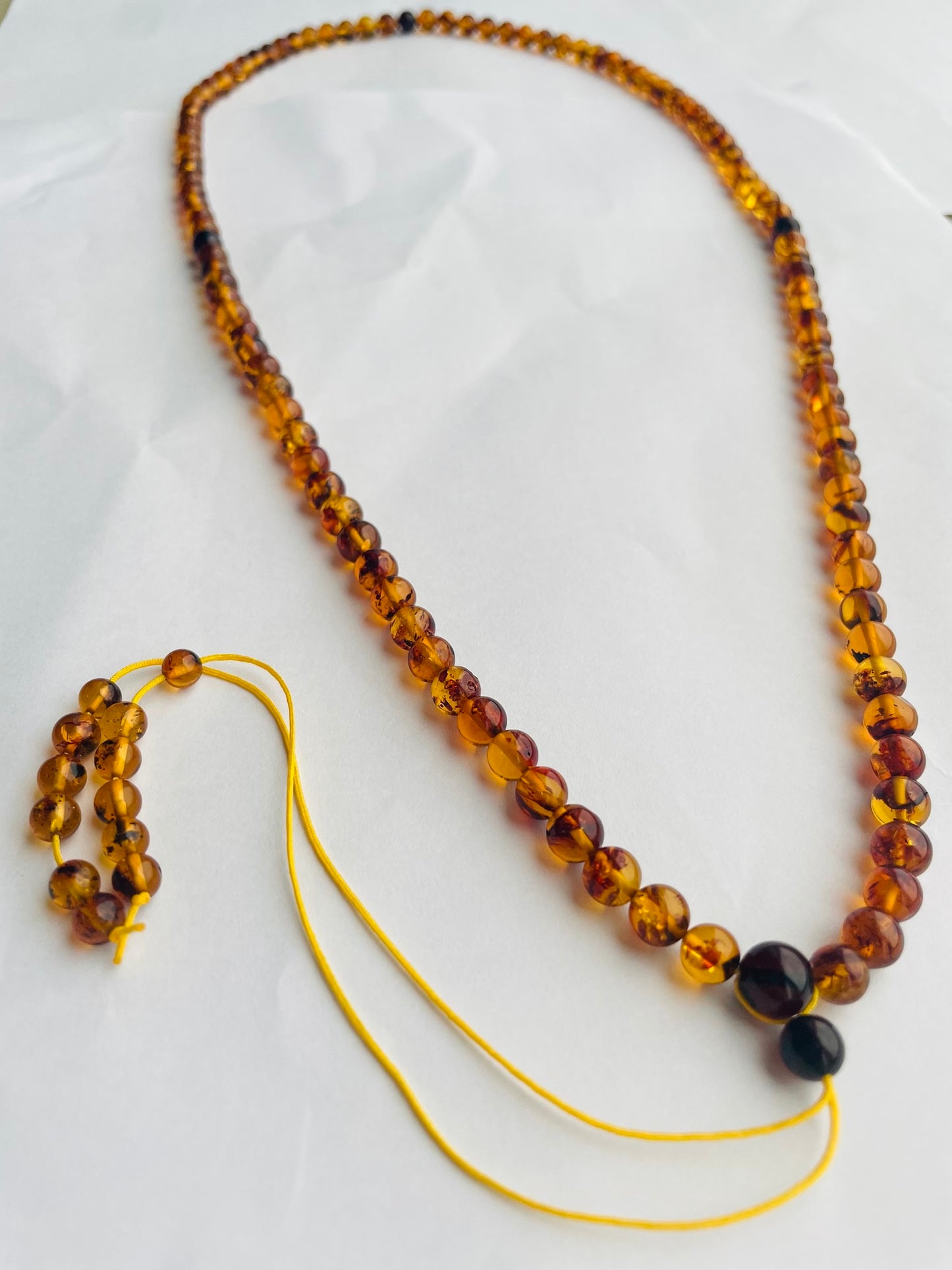 6MM Amber Healing Energy Necklace